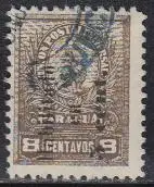 Paraguay Mi.Nr. 65 Freim. Wappenlöwe mit Aufdruck (5 a.8)