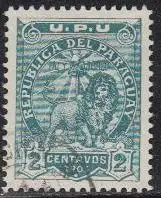 Paraguay Mi.Nr. 72 Freim. Wappenlöwe, Jahreszahl 1903 unten (2)