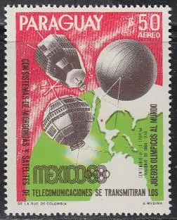 Paraguay Mi.Nr. 1873 Fernmeldesatelliten (50)