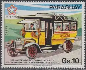 Paraguay Mi.Nr. 2819 200J.USA / amerik. Post, Postbus, (10)