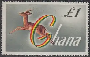 Ghana Mi.Nr. 97 Freim. Nationale Symbole, Gazelle (1)