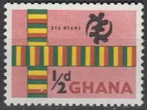 Ghana Mi.Nr. 98 Freim. Nationale Symbole, GYE NYAME (1/2)