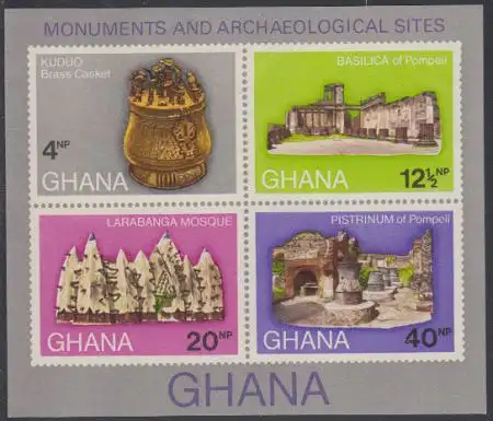 Ghana Mi.Nr. Block 41 Archäologische Funde 