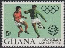 Ghana Mi.Nr. 472A Olympia 1972 München, Fußball (5)