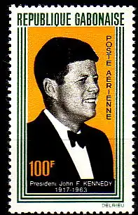 Gabun Mi.Nr. 213 John F. Kennedy, 1. Todestag (100)