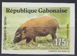 Gabun Mi.Nr. 1054U Wildtiere, Wildschwein (175)