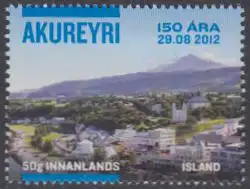 Island Mi.Nr. 1356I 150Jahre Stadt Akureyri (-)