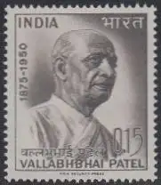 Indien Mi.Nr. 402 90.Geb. Vallabhbhai Patel, Politiker  (0,15)