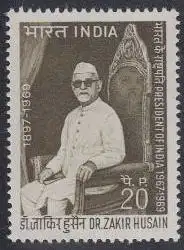 Indien Mi.Nr. 479 Tod Präsident Zakir Husain (20)