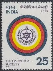 Indien Mi.Nr. 661 100Jahre Theosophische Gesellschaft (25)