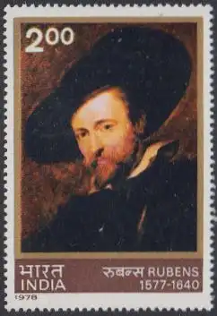 Indien Mi.Nr. 759 400.Geb.Peter Paul Rubens, Selbstporträt (2,00)