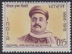 Indien Mi.Nr. 411 100.Geb. Gopal Krishna Gokhale, Politiker (0,15)