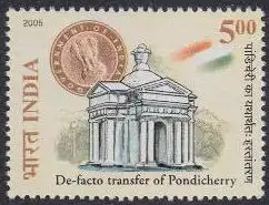 Indien Mi.Nr. 2119 50.Jahrestag Vereinigung Pondicherry mit Indien (5,00)