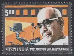 Indien Mi.Nr. 2121 A.V.Meiyappan, Filmproduzent, Filmkamera (5,00)