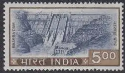 Indien Mi.Nr. 719XD Freim. Bhakra-Staudamm (5,00)