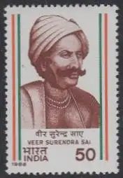 Indien Mi.Nr. 1078 Gesch.d.Unabhängigkeitsbewegung, Veer Surendra Sai (50)