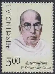 Indien Mi.Nr. 2105 Vi. Kalyanasundaranar, Mitstreiter Mahatma Gandhi's (5,00)