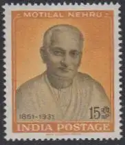 Indien Mi.Nr. 324 100.Geb. Pandit Motilal Nehru, Mitstreiter Gandhis (15)