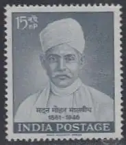 Indien Mi.Nr. 334 100.Geb. Pandit Mohan Madan Malaviya (15)