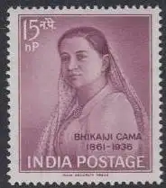 Indien Mi.Nr. 337 100.Geb. Bhikaiji Cama, Politikerin (15)