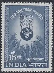 Indien Mi.Nr. 352 Kampf dem Hunger, Hände, FAO-Zeichen  (15)