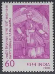 Indien Mi.Nr. 1156 Swati Tirunal Rama Varma, Komponist (60)