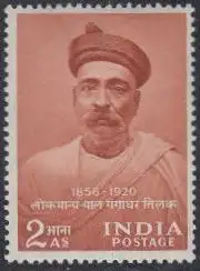 Indien Mi.Nr. 258 100.Geb. Bal Cangadkar Tilak, Politiker (2)