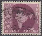 Indien Mi.Nr. 271 Freim. Landkarte Indiens (75)