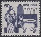 Indien Mi.Nr. 898A Freim. Landwirtschaft, Milchwirtschaft (50)