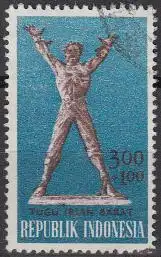 Indonesien Mi.Nr. 382 Irian-Barat-Denkmal (3,00+1,00)