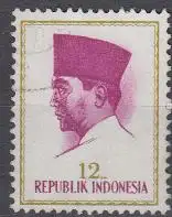 Indonesien Mi.Nr. 426 Freim. Präs.Sukarno, ohne Jahresz.ohne Währung (12)