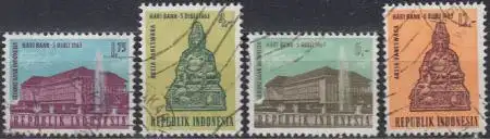 Indonesien Mi.Nr. 409-12 Tag der Nationalbank (4 Werte)