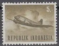 Indonesien Mi.Nr. 452 Freim.Transport + Verkehr, Flugzeug Douglas DC-3  (5)