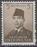 Indonesien Mi.Nr. 86 Freim. Präsident Sukarno (5)