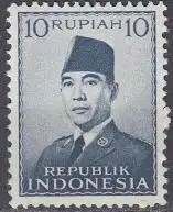 Indonesien Mi.Nr. 87 Freim. Präsident Sukarno (10)