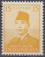 Indonesien Mi.Nr. 114 Freim. Präsident Sukarno (15)