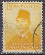 Indonesien Mi.Nr. 114 Freim. Präsident Sukarno (15)