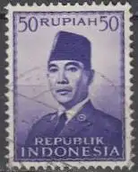 Indonesien Mi.Nr. 117 Freim. Präsident Sukarno (50)