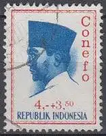 Indonesien Mi.Nr. 478 Präsident Sukarno, mit Inschrift Conefo (4+3,50)