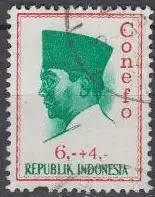 Indonesien Mi.Nr. 479 Präsident Sukarno, mit Inschrift Conefo (6+4)