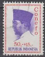 Indonesien Mi.Nr. 486 Präsident Sukarno, mit Inschrift Conefo (50+15)