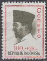 Indonesien Mi.Nr. 487 Präsident Sukarno, mit Inschrift Conefo (100+25)