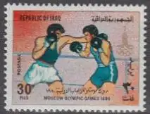 Irak Mi.Nr. 1050 Olympische Sommerspiele Moskau, Boxen (30)