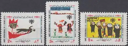 Iran Mi.Nr. 1962-64 Internationales Jahr des Kindes (3 Werte)