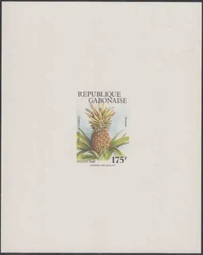 Gabun Mi.Nr. 1038V Früchte, Ananas (175)