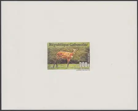 Gabun Mi.Nr. 1055V Wildtiere, Antilope (200)