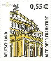 D,Bund Mi.Nr. 2304BD SWK, Alte Oper Frankfurt, selbstkl., unten geschnitten (55)