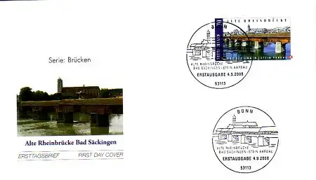 D,Bund Mi.Nr. 2691 Alte Rheinbrücke Bad Säckingen-Stein/Aargau (70)