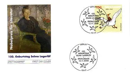 D,Bund Mi.Nr. 2705 Selma Lagerlöf, Roman Nils Holgersson, Gans (100)