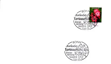 D,Bund Mi.Nr. 2716 aus Folblatt II Freim. Blumen, Karth.nelke skl. (70)